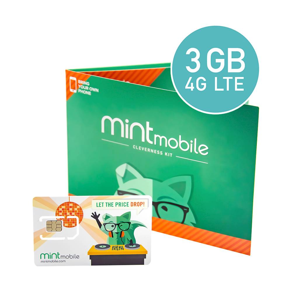 BestBuy Mint Mobile 3Month Prepaid SIM Card Kit 25.00 ( 45.00 )
