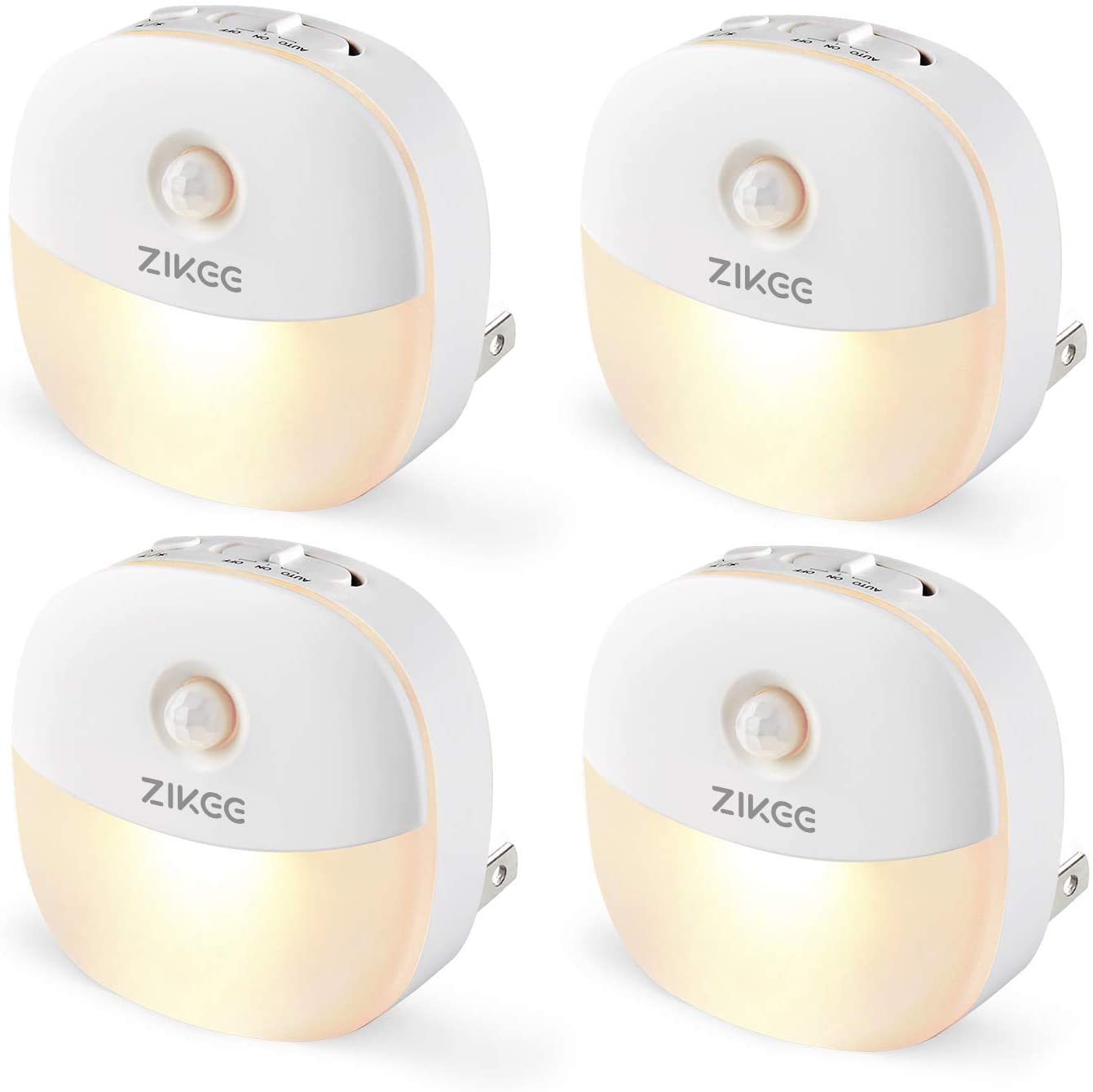Amazon ZIKEE Plugin LED Motion Sensor Night Light, Mini Warm White