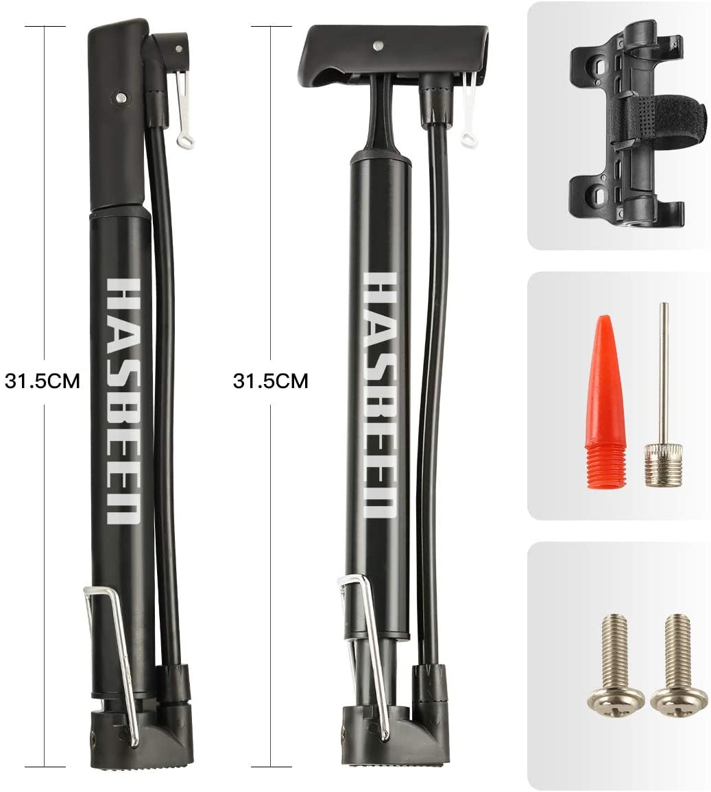 Amazon HASBEEN Bike Pump Portable, Mini Hand Air Tire Pump for Road