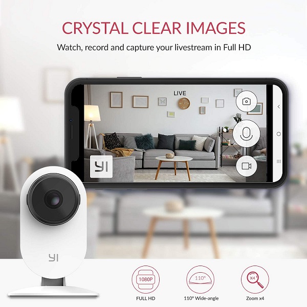 Amazon YI Home Camera 3, 1080P Wireless Security Surveillance System