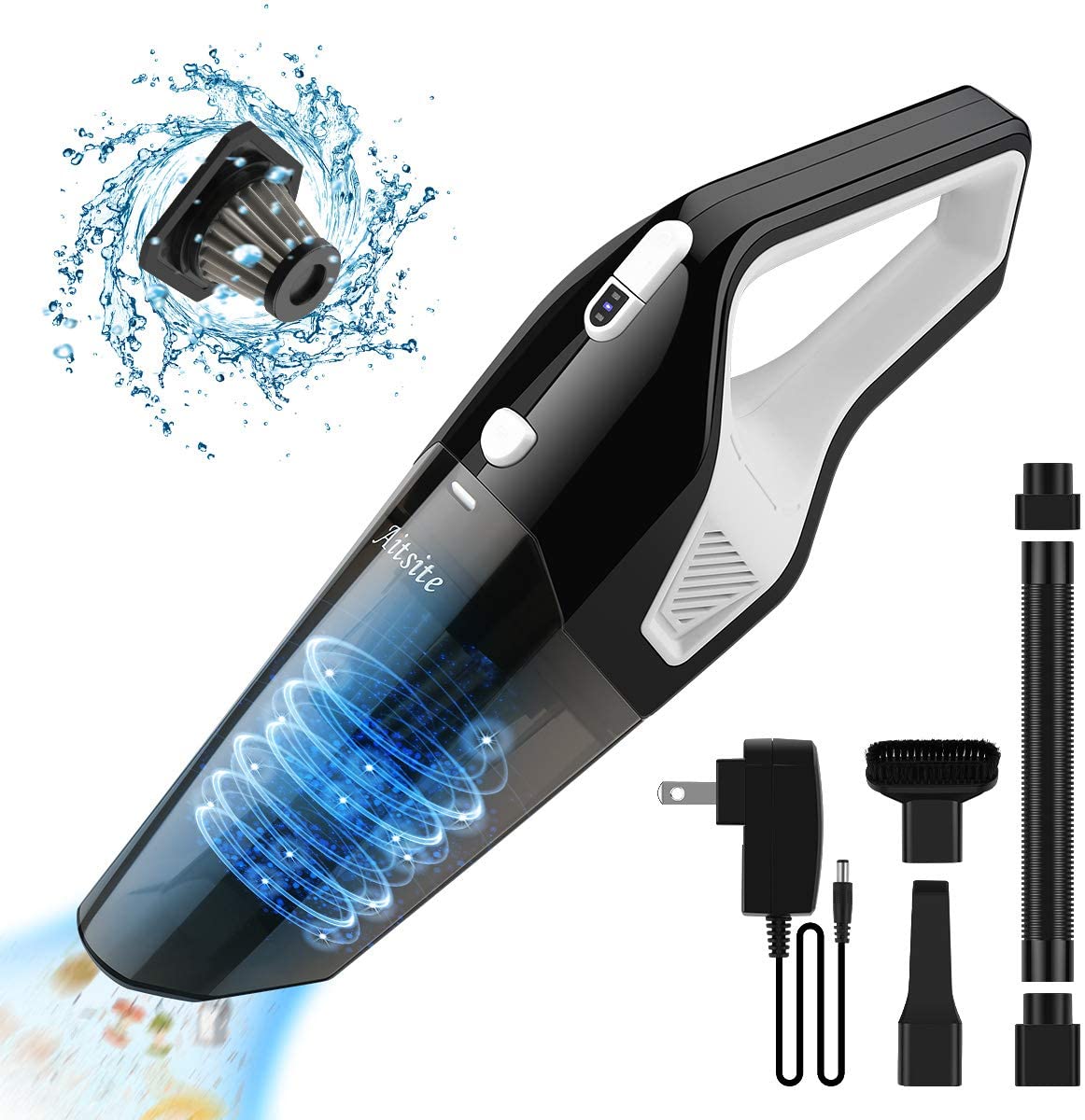 Amazon Aitsite Cordless Handheld Vacuum,8KPA Portable Rechargeable