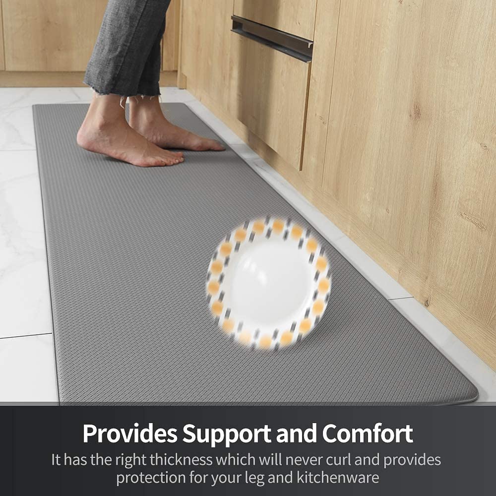 Amazon Color&Geometry Kitchen Rug Non Skid Waterproof Kitchen Mats