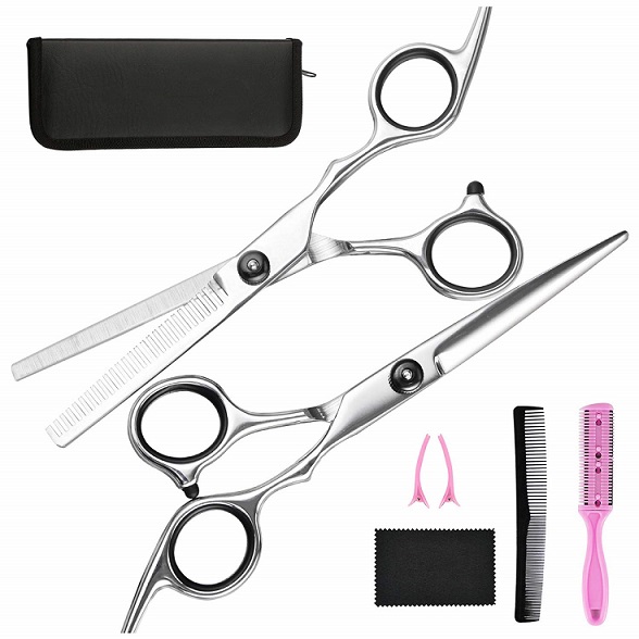 Amazon Hair Cutting Scissors Thinning Shears Fcysy Professional Barber Sharp Hair Scissors