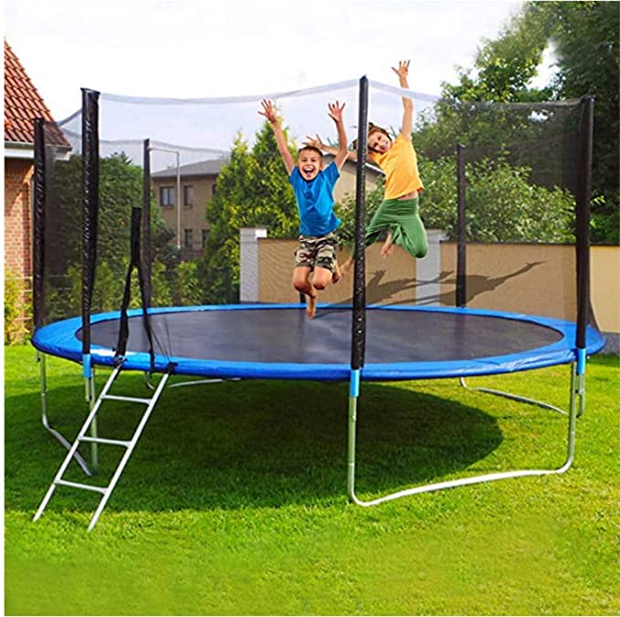 Amazon US Stock 12 ft Trampoline for Kids with Enclosure Net Jumping