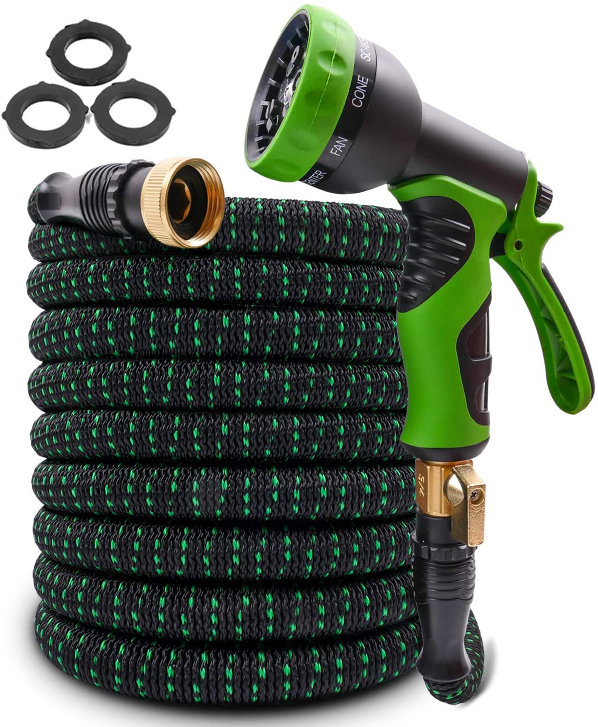 Amazon 2020 Upgraded Expandable Garden Hose 100ft Retractable Water