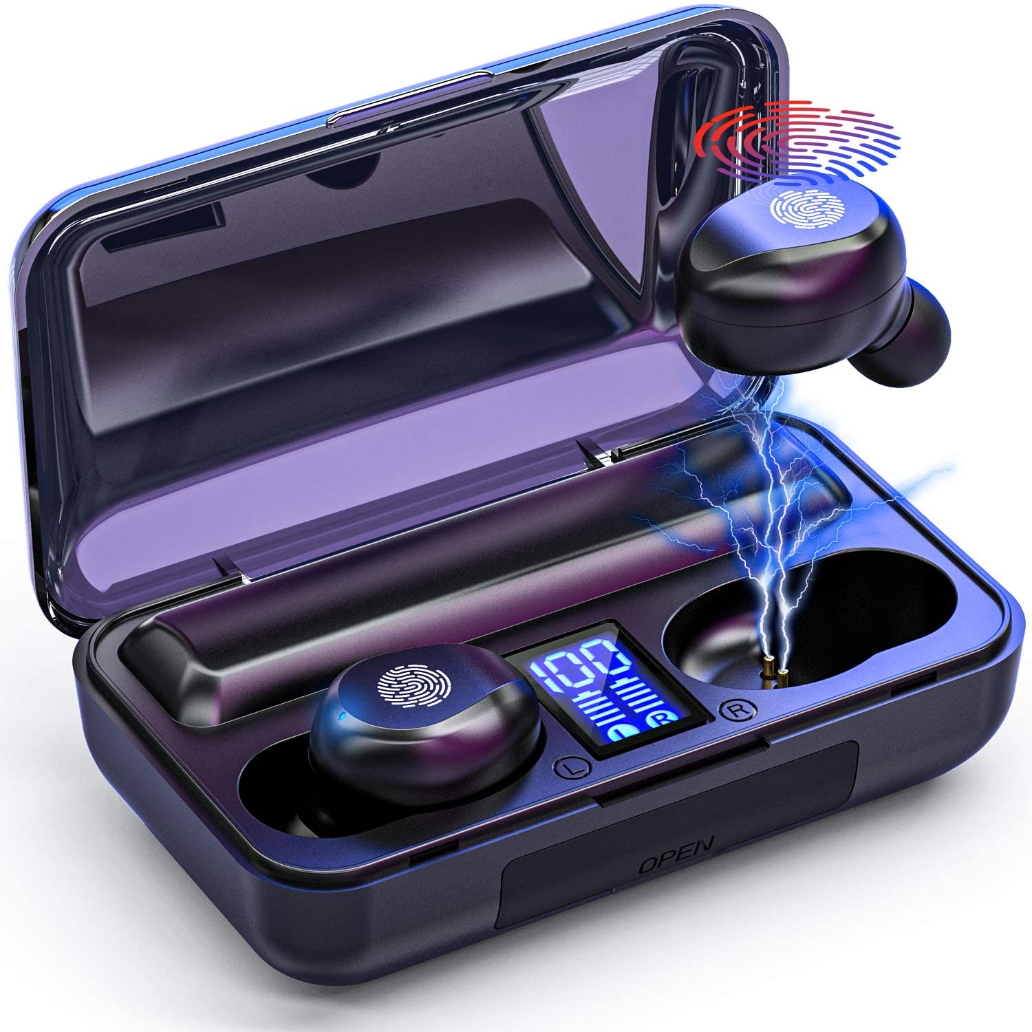 Amazon True Wireless Earbuds Bluetooth 5.0 Earphones Acrolink TWS Stereo Headphones with