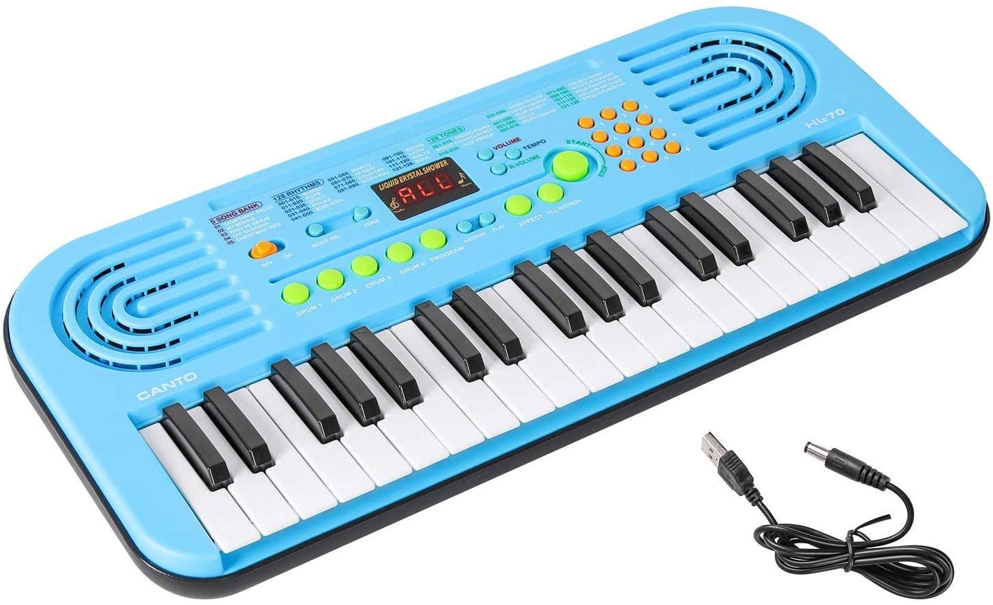 Amazon M SANMERSEN Kids Piano Keyboard, Music Keyboard for Beginners