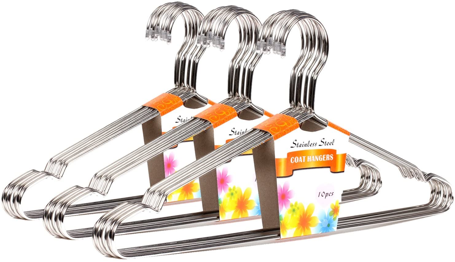 Amazon RUNYA Wire Hangers 30 Pack, Stainless Steel Heavy Duty Strong