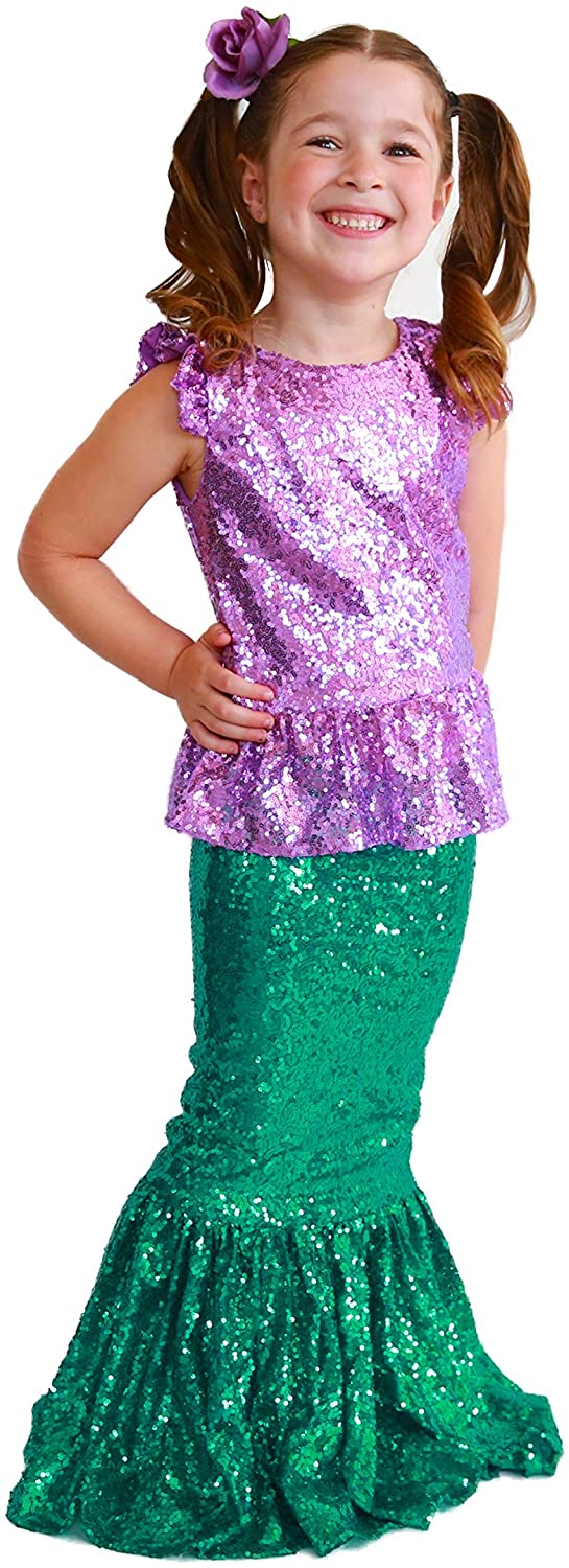 Amazon Toddler Girls Mermaid Costume for Birthday Party, Dress up