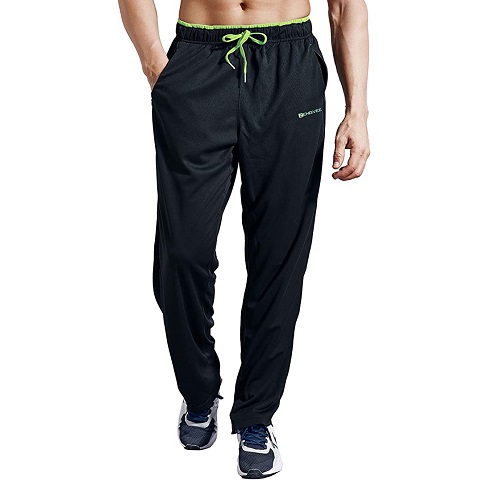 Amazon - ZENGVEE Men's Sweatpants with Zipper Pockets Open Bottom ...