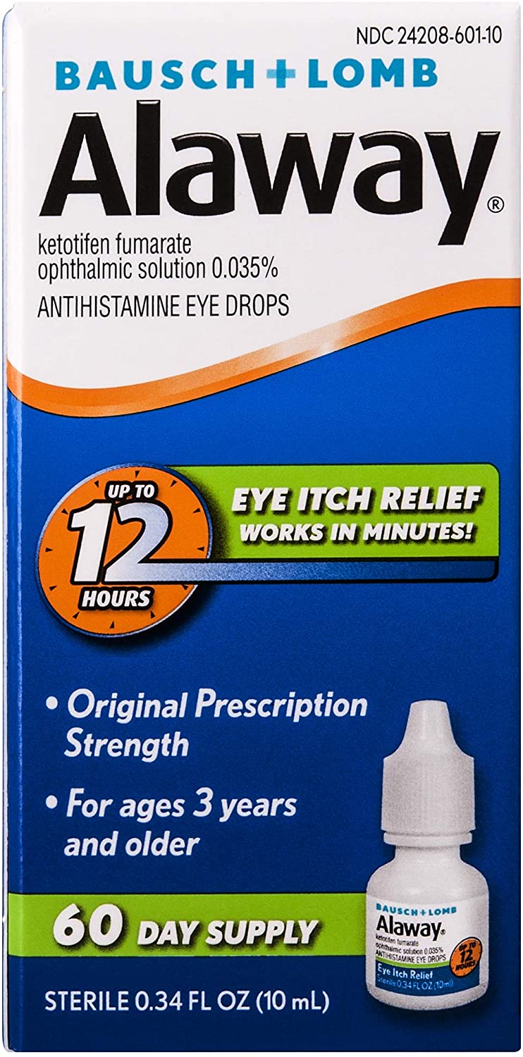 Amazon Alaway Antihistamine Eye Drops, 0.34 fl oz (10 ml) 6.96