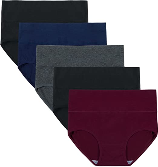 Amazon INNERSY Womens Cotton High Waisted Underwear Regular & Plus