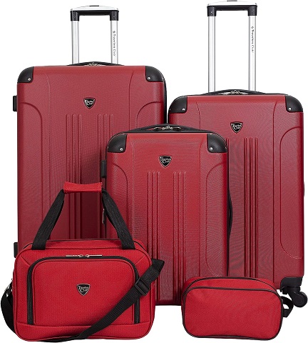 Amazon - Travelers Club Chicago Hardside Expandable Spinner Luggages ...