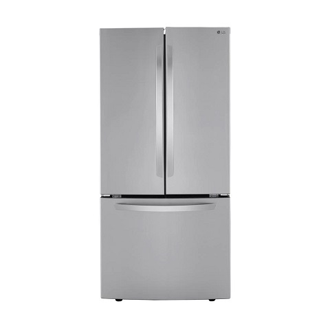 Homedepot - 33 in. 25 cu. ft. 3-Door French Door Refrigerator in ...